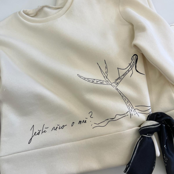 Teplákovka NOSIT BÁSNĚ - Pouštní